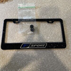 Lexus F Sport Black Rhinestone License Plate Frame